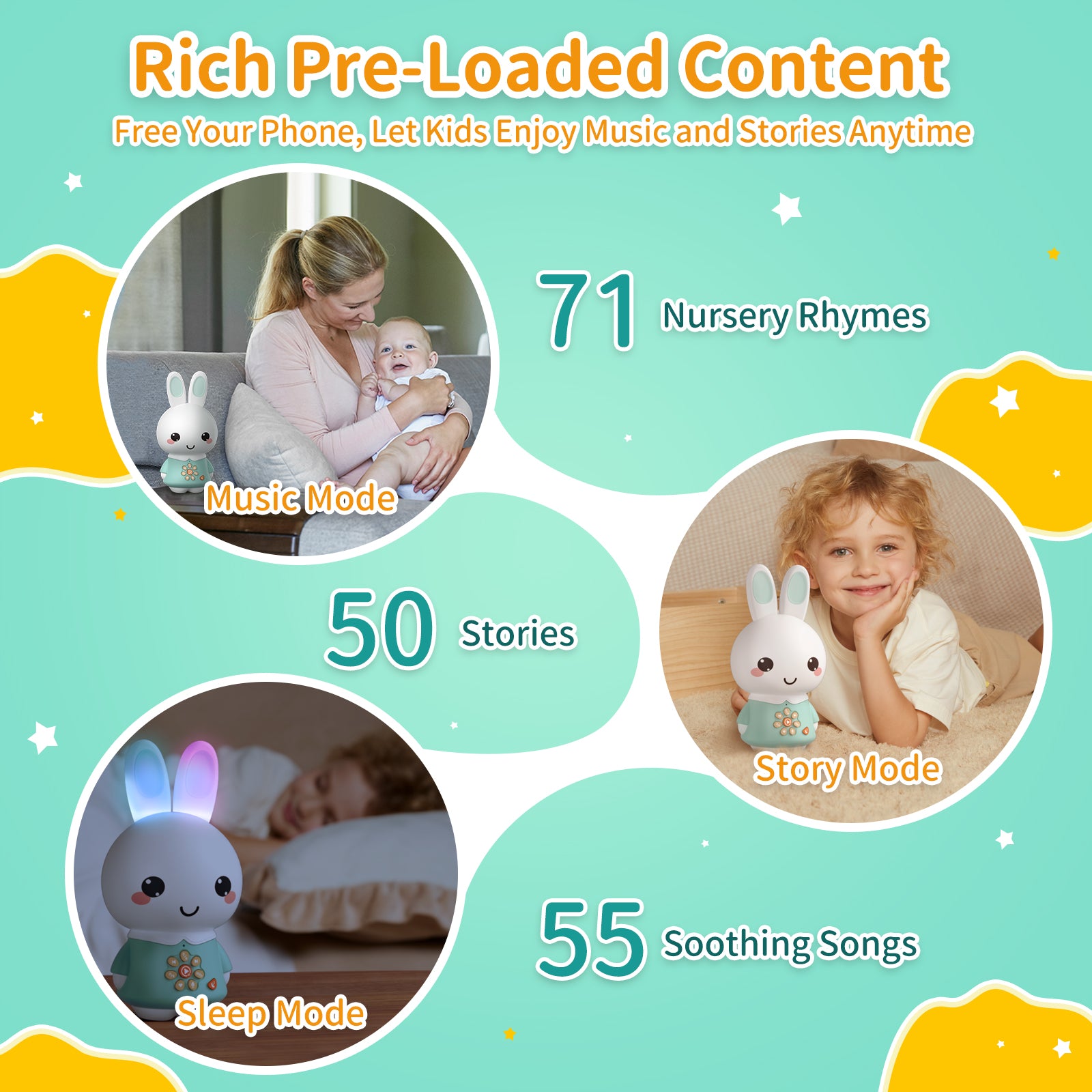 alilo Honey Bunny G6 Pro Story & Music Player