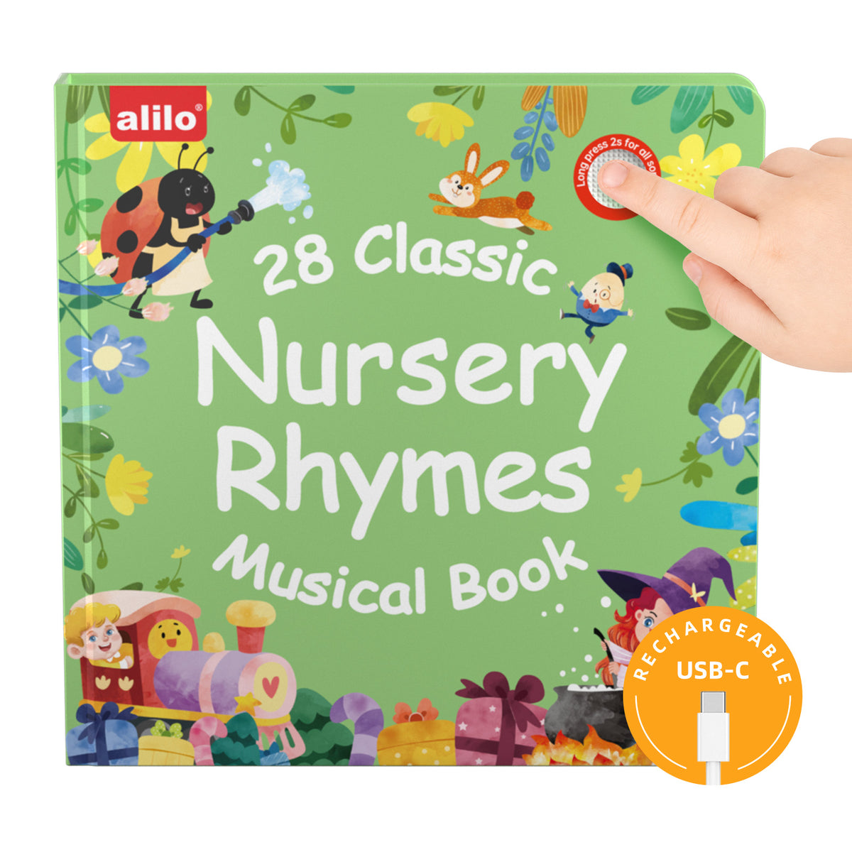 ALILO Sound Book-Great for first words(Ages 1–3) | Learn Letters & First Words | Fun Learning Activities for Boys & Girls
