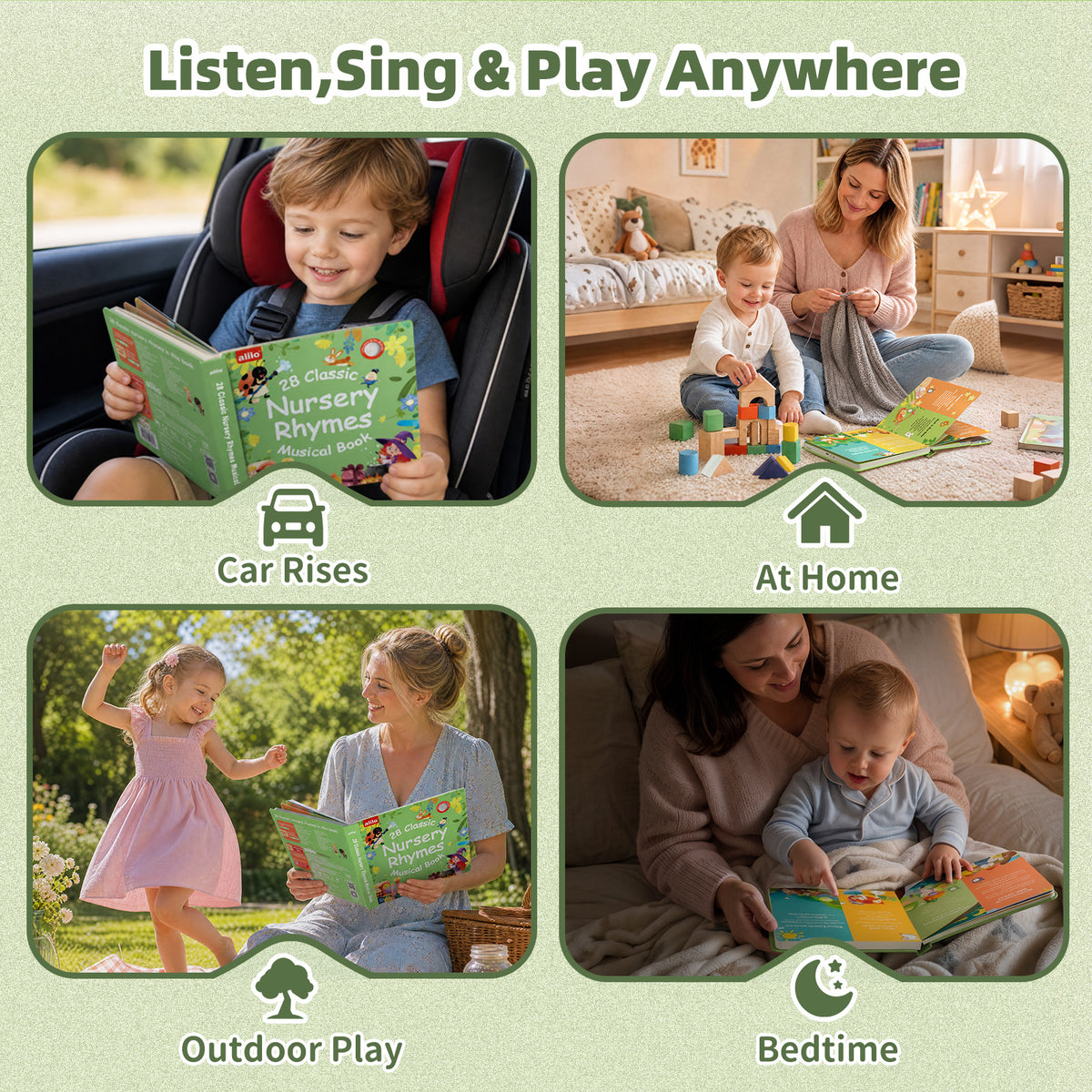 ALILO Sound Book-Great for first words(Ages 1–3) | Learn Letters & First Words | Fun Learning Activities for Boys & Girls
