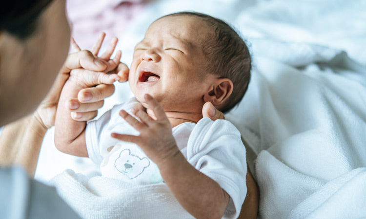 Newborn baby crying