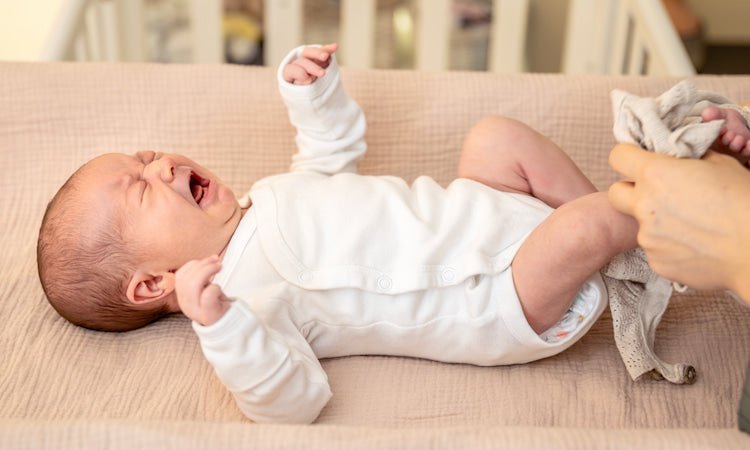 Newborn baby crying