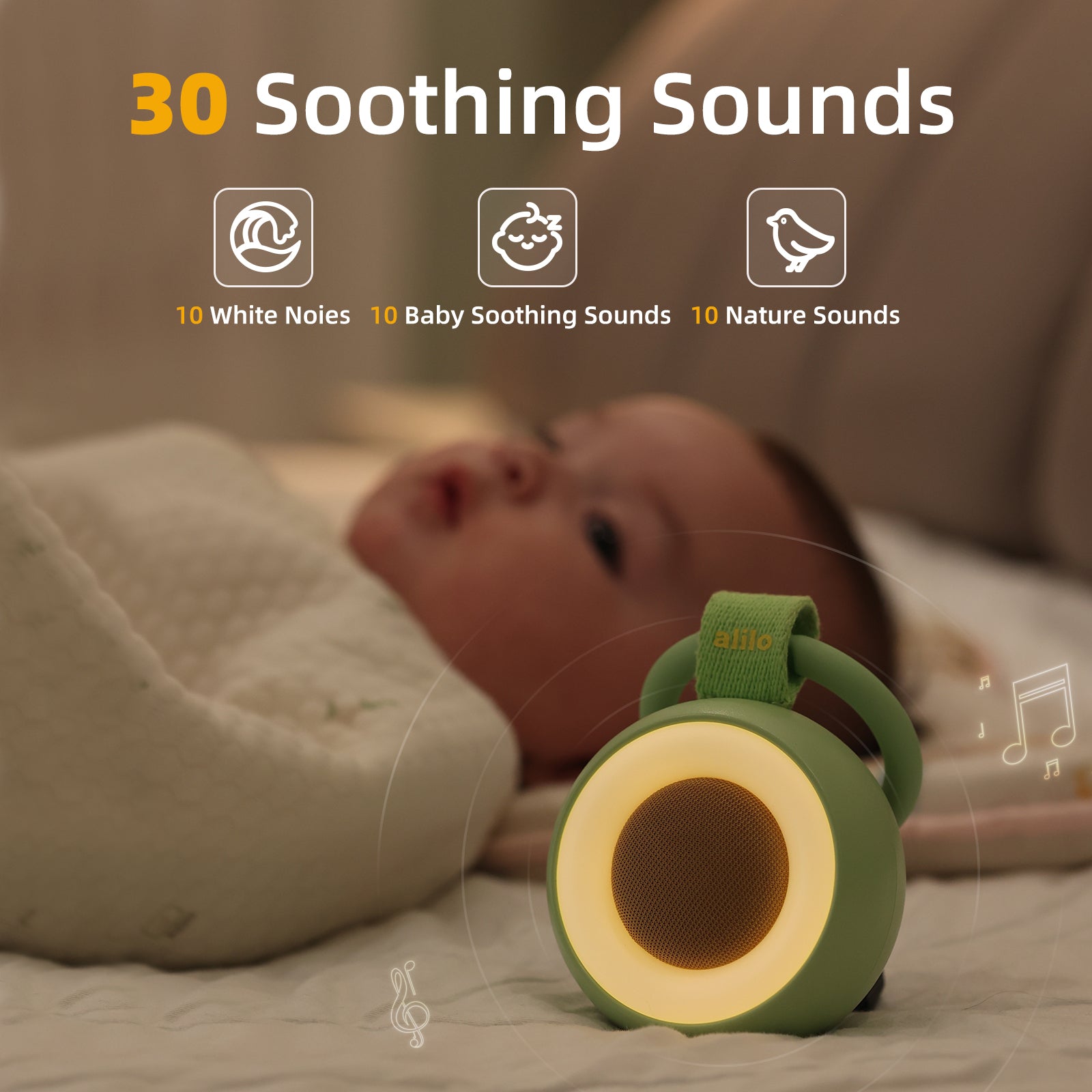 Alilo Pocket White Noise Machine for Baby
