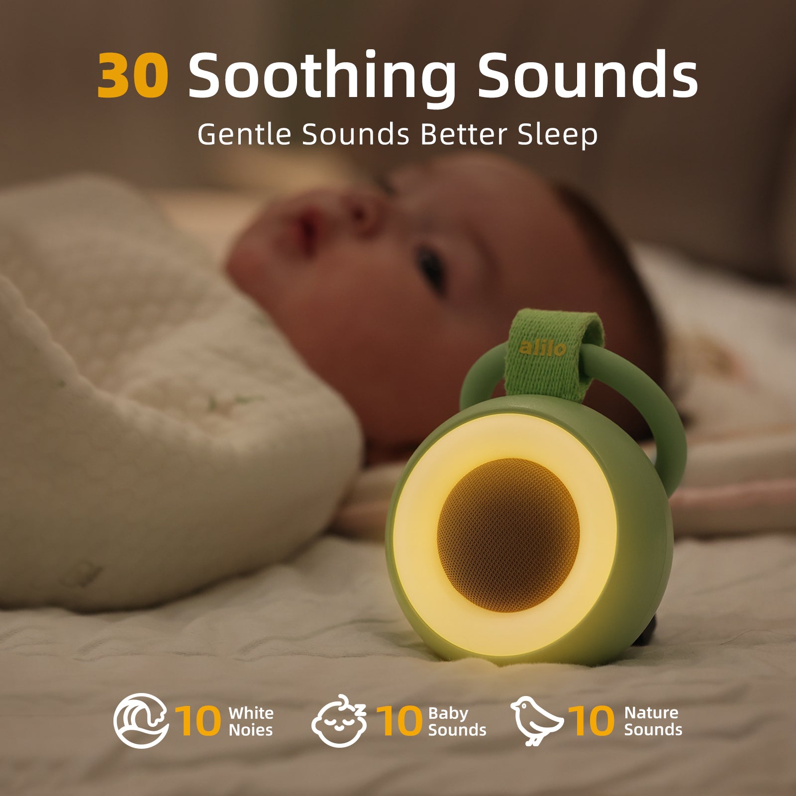 Alilo Pocket White Noise Machine for Baby