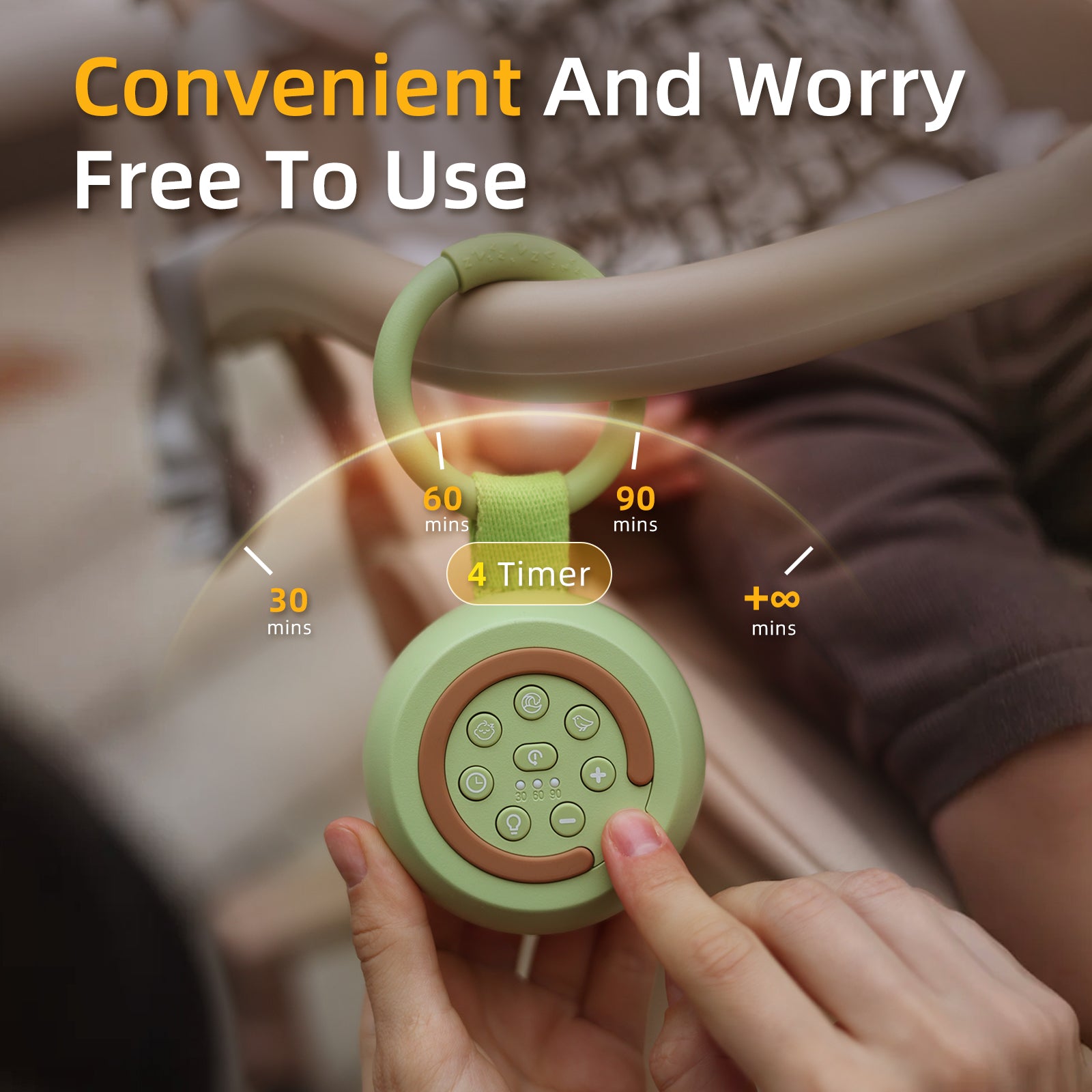 Alilo Pocket White Noise Machine for Baby